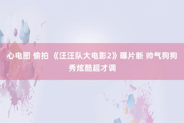 心电图 偷拍 《汪汪队大电影2》曝片断 帅气狗狗秀炫酷超才调